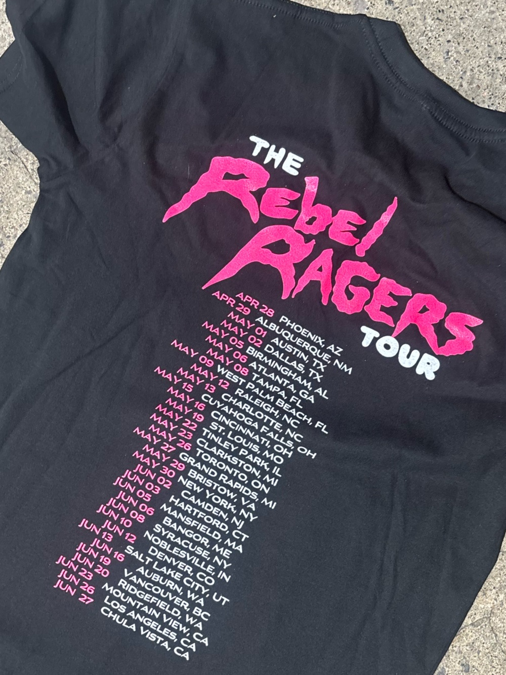 Kid Cudi The Rebel Ragers Tour Graphic Tee - Picture 4 of 4